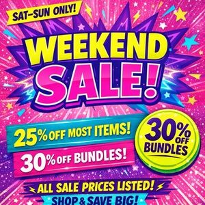 OLD SALE CLOSED 2/9/2026- THIS WEEKEND ONLY